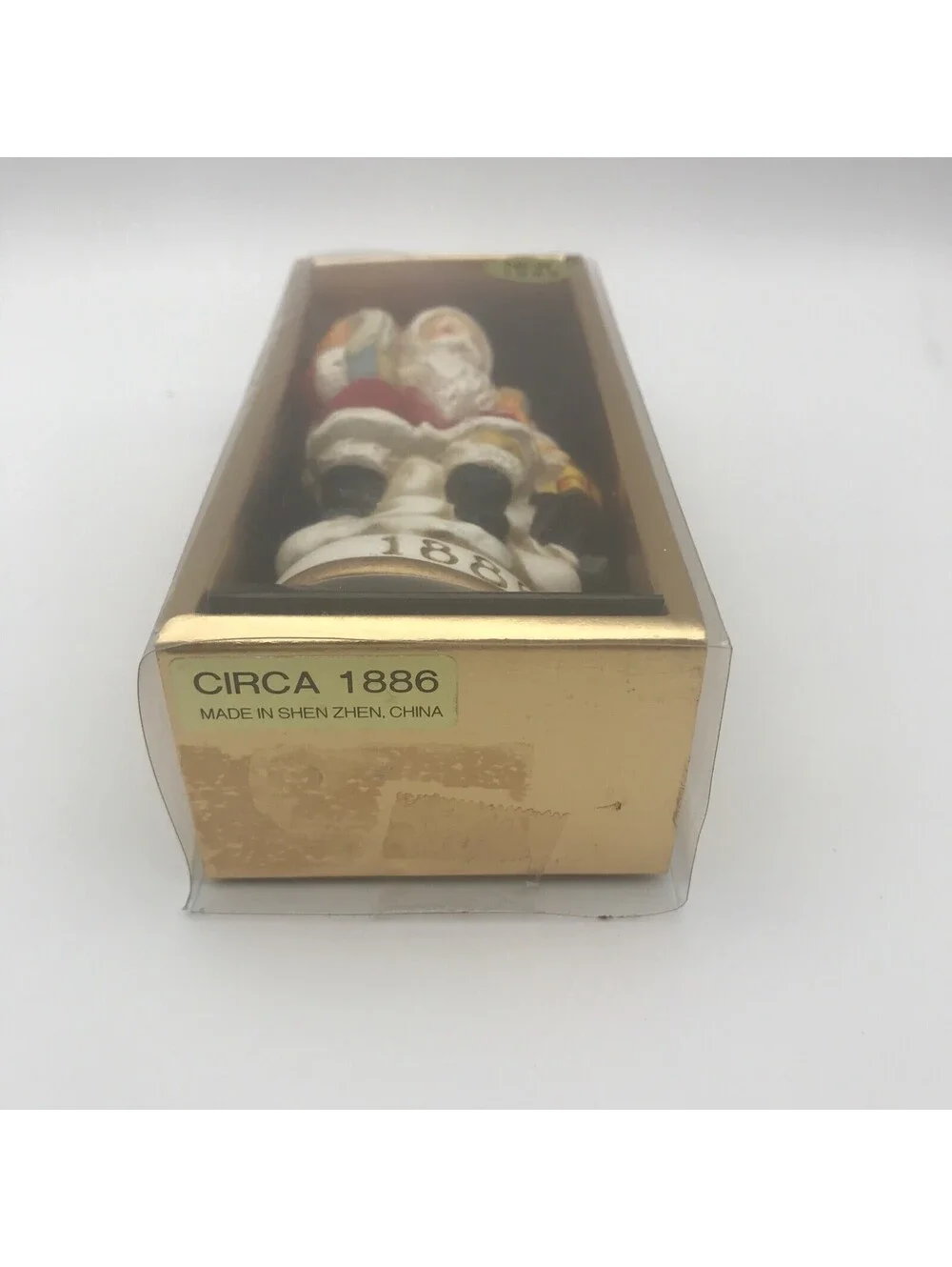 Father Christmas and Jack Frost Memories Of Santa 1886 Vtg 1999 Ornament Repro
